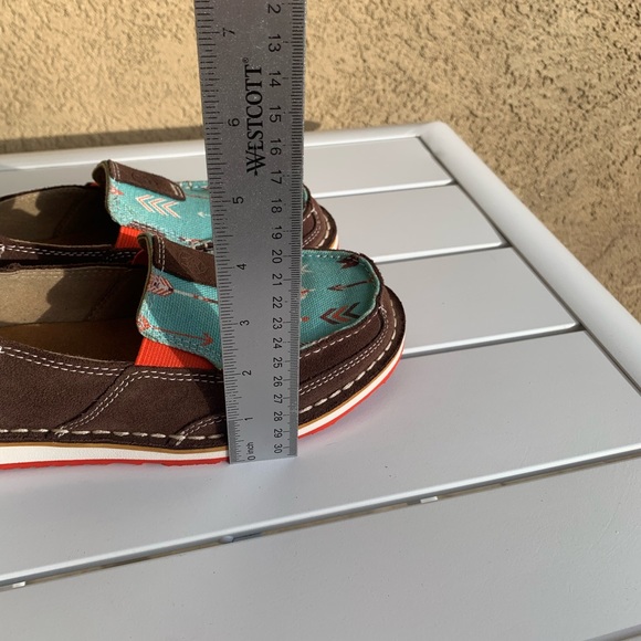 Ariat brown suede and canvas shoes Southwest size 7.5B - Picture 8 of 16